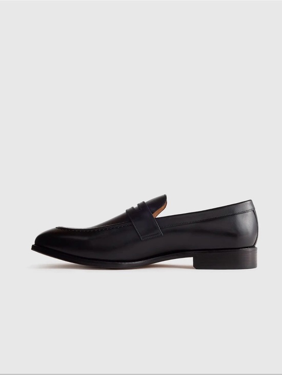 Quince Men’s Calfskin Leather Penny Loafer in Black Size 11.5 main image 6